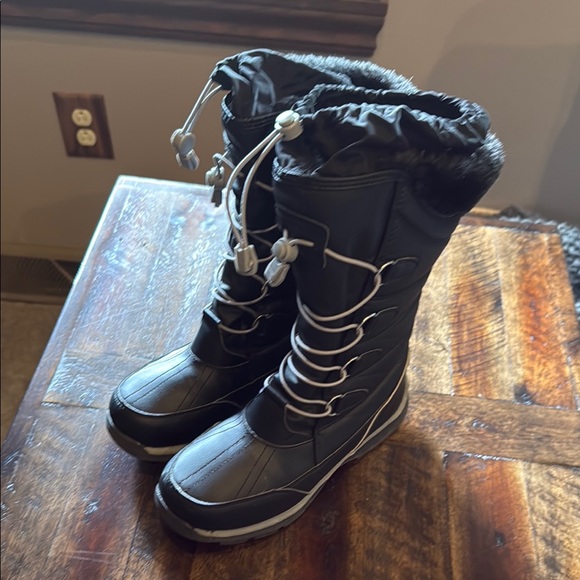 Lands' End Other - Lands' End Black Rain & Snow Boots